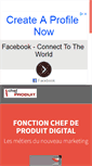 Mobile Screenshot of chefdeproduit.com